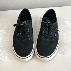 Vans Black Shoes with Iridescent Eyelets | Size 6.5 Women’s Size 5 Men’s